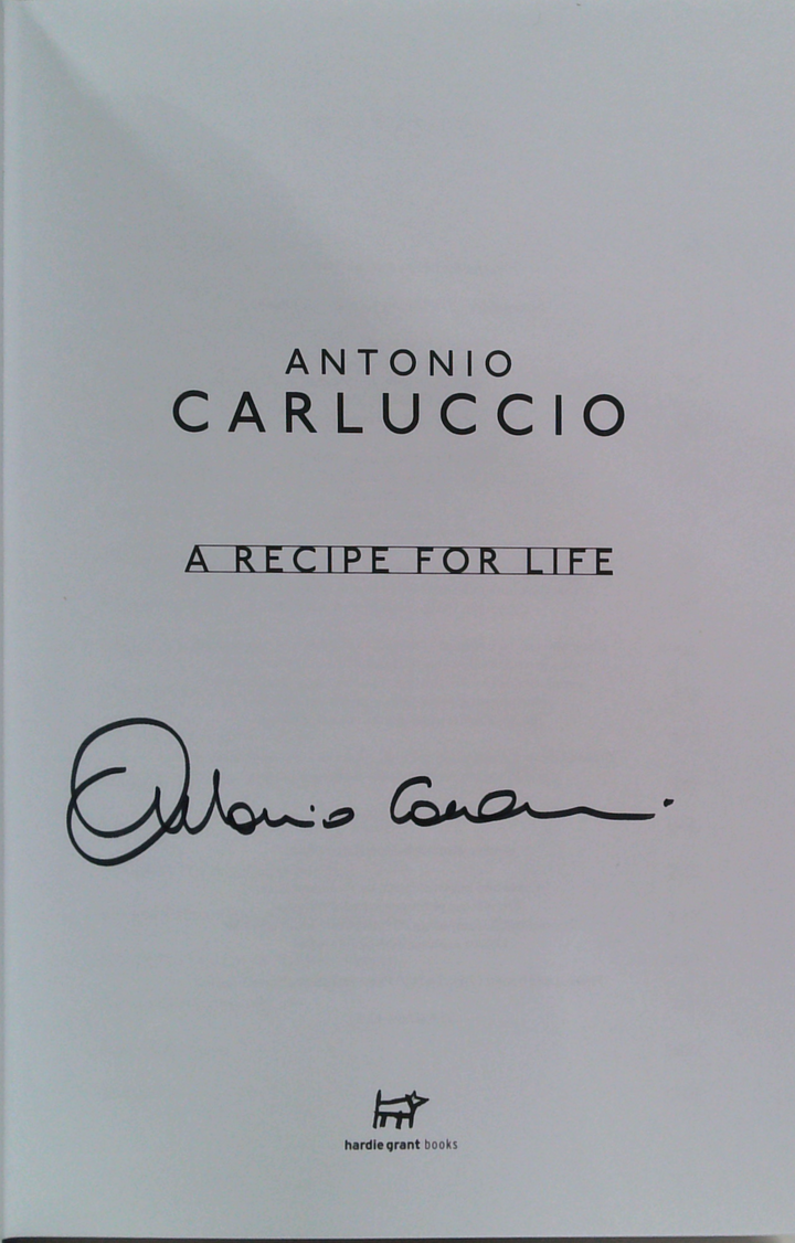 A Recipe For Life (SIGNED)