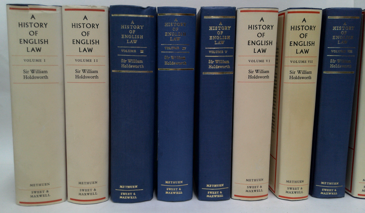 A History Of English Law (16-Volume Set)