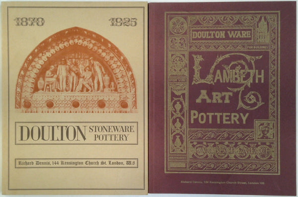 Doulton Stoneware and Terracotta 1870-1925 Part 1 & Doulton Pottery from the Lambeth & Burslem Studios 1873-1939 Part II