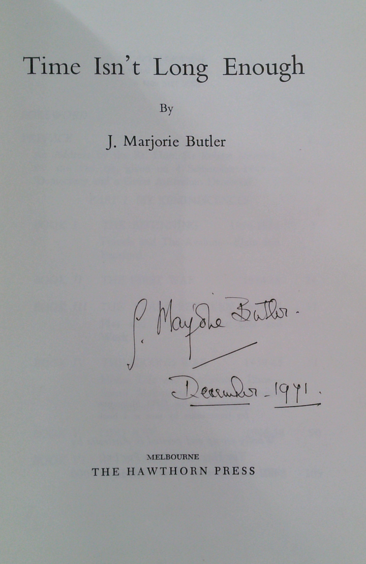 Time Isn't Long Enough (SIGNED)