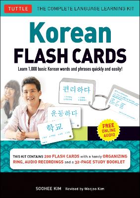 Korean Flash Cards Kit: Learn 1,000 Basic Korean Words and Phrases