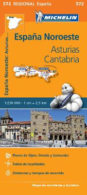 Asturias Cantabria - Michelin Regional Map 572: Map