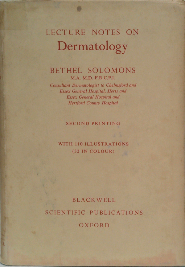 Lecture Notes On Dermatology