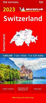 Switzerland 2023 - Michelin National Map 729