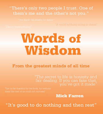 WORDS OF WISDOM