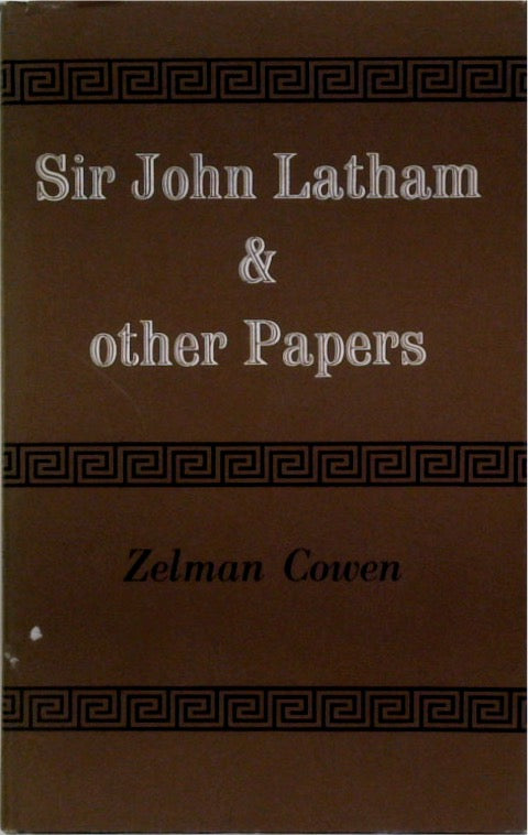 Sir John Latham and Other Papers