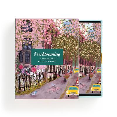 Joy Laforme Everblooming Blank Greeting Card Assortment: 16 notecards