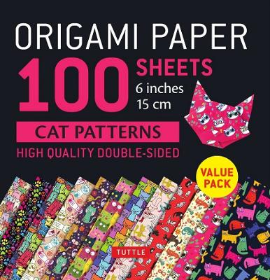 Origami Paper 100 sheets Cat Patterns 6" (15 cm): Tuttle Origami