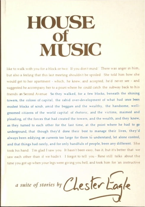 House of Music - a suite of stories (SIGNED)