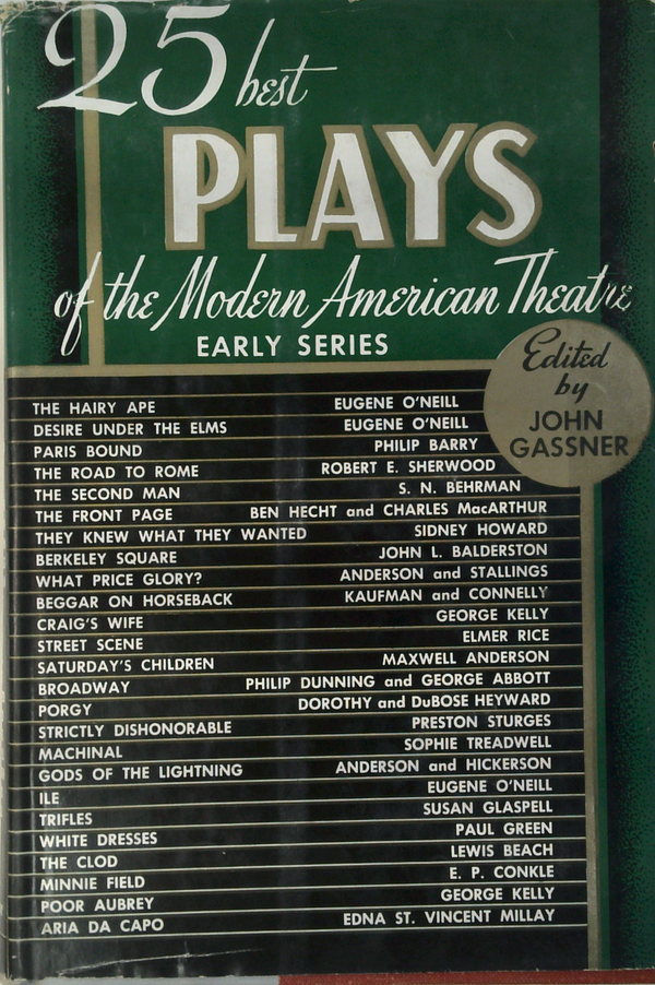 Twenty-Five Best Plays Of The Modern American Theatre: Early Series