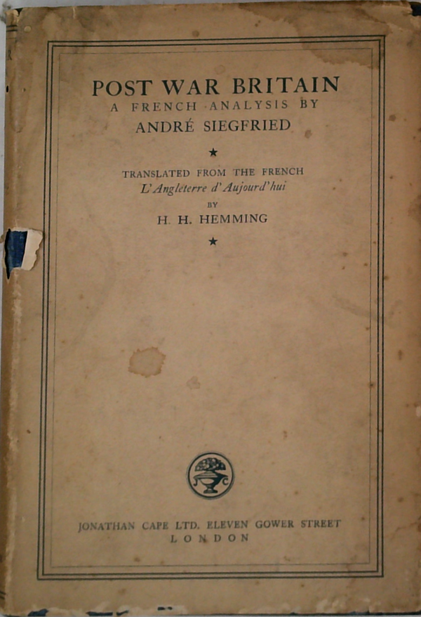 Post War Britain: A French Analysis