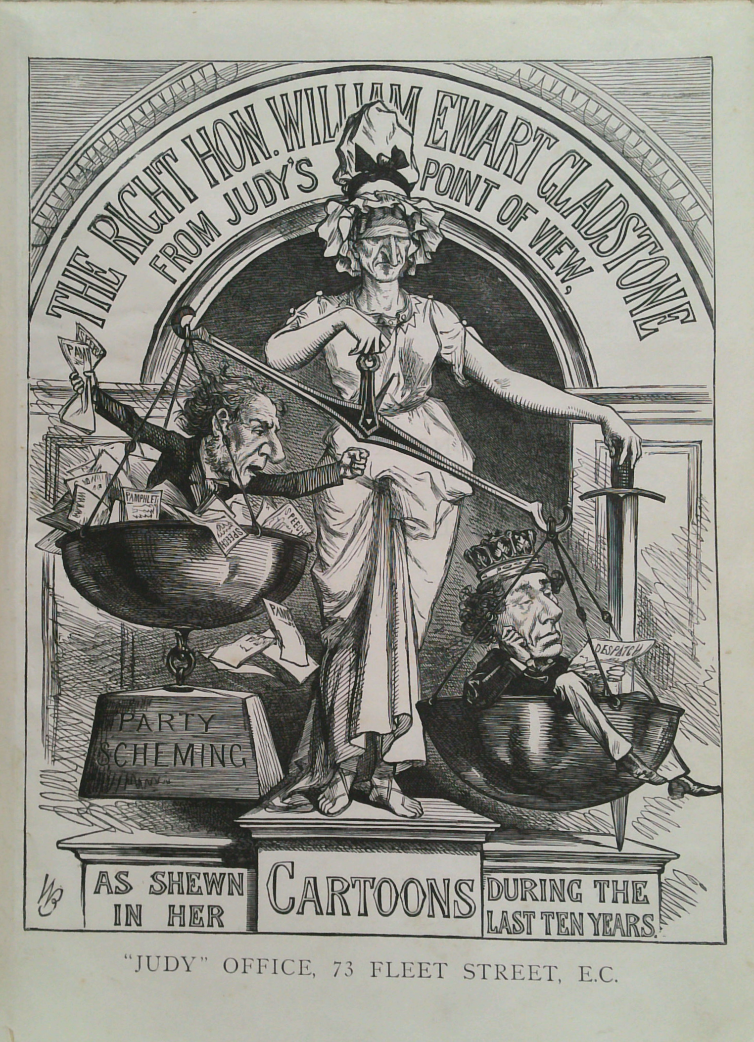 The Right Hon. William Ewart Gladstone from Judys Point of View, as ...