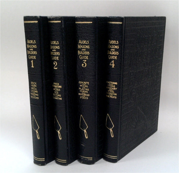 Audels Masons and Builders Guide (Four-Volume Set)