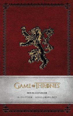 Game of Thrones: House Lannister Ruled Notebook