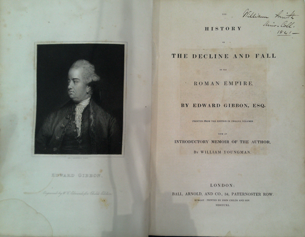 The history of the decline and fall of the Roman Empire. Printed from the edition in twelve volumes. With introductory memoir of the author by William Youngman.