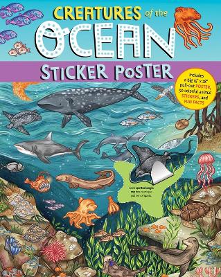 Creatures of the Ocean Sticker Poster: Includes a Big 15" x 28"