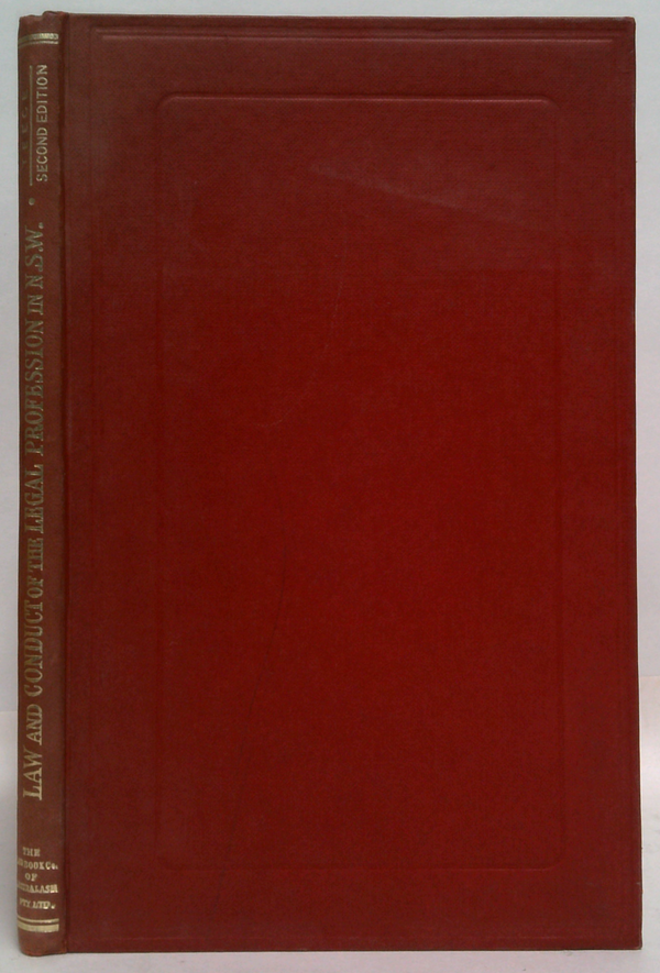 The Law And Conduct Of The Legal Profession In New South Wales