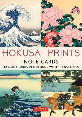 Hokusai Prints Note Cards - 12 Cards: 12 Blank Cards in 6 Lovely