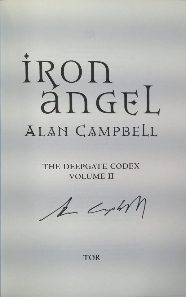 Iron Angel: Volume Two Of The Deepgate Codex (SIGNED)