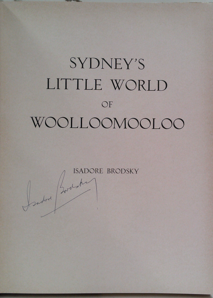 Sydney's Little World Of Woolloomooloo (SIGNED)