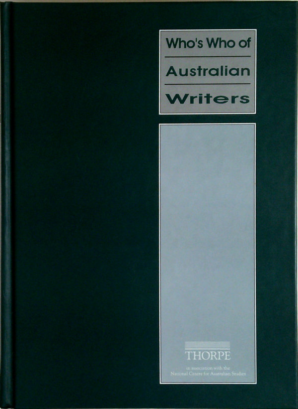 Who's Who Of Australian Writers