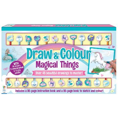 Draw and Colour Magical Things 24-Pencil Set