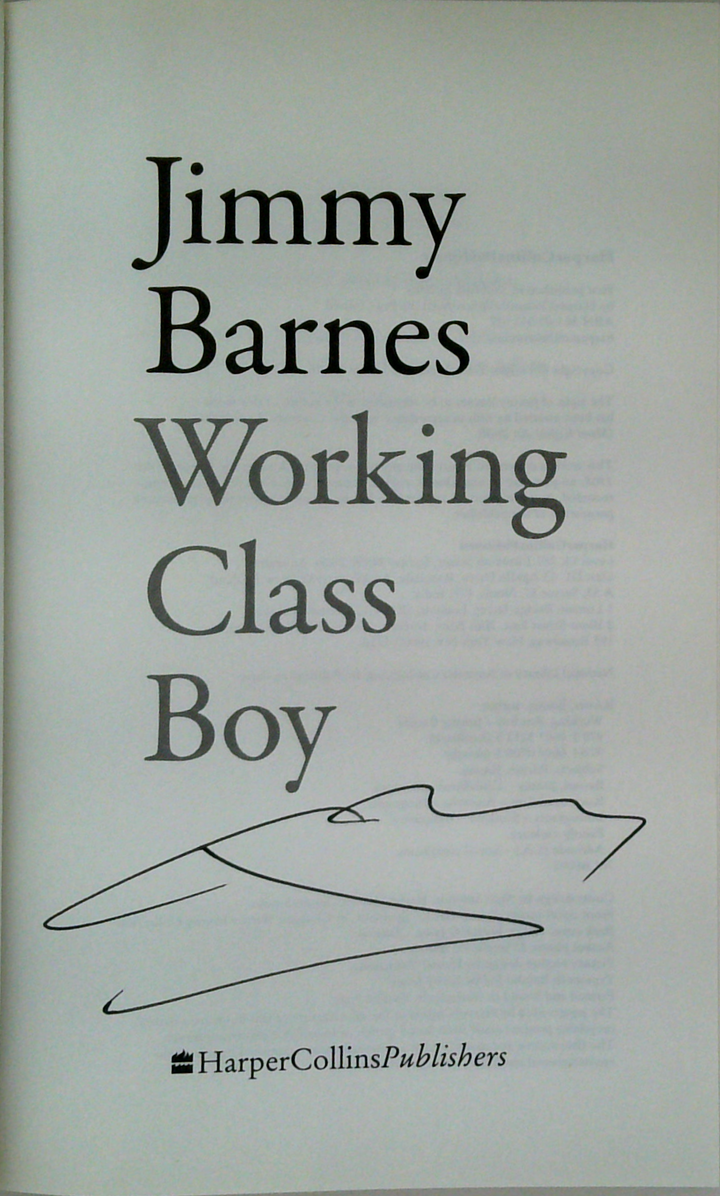 Working Class Boy: A Memoir Of Running Away (SIGNED)