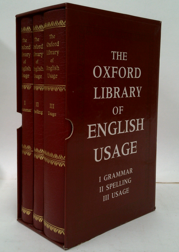 The Oxford Library Of English Usage (Three-Volume Set)