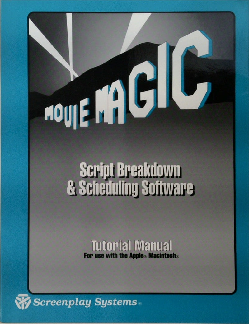 Movie Magic Script Breakdown & Scheduling Software Tutorial Manual ...