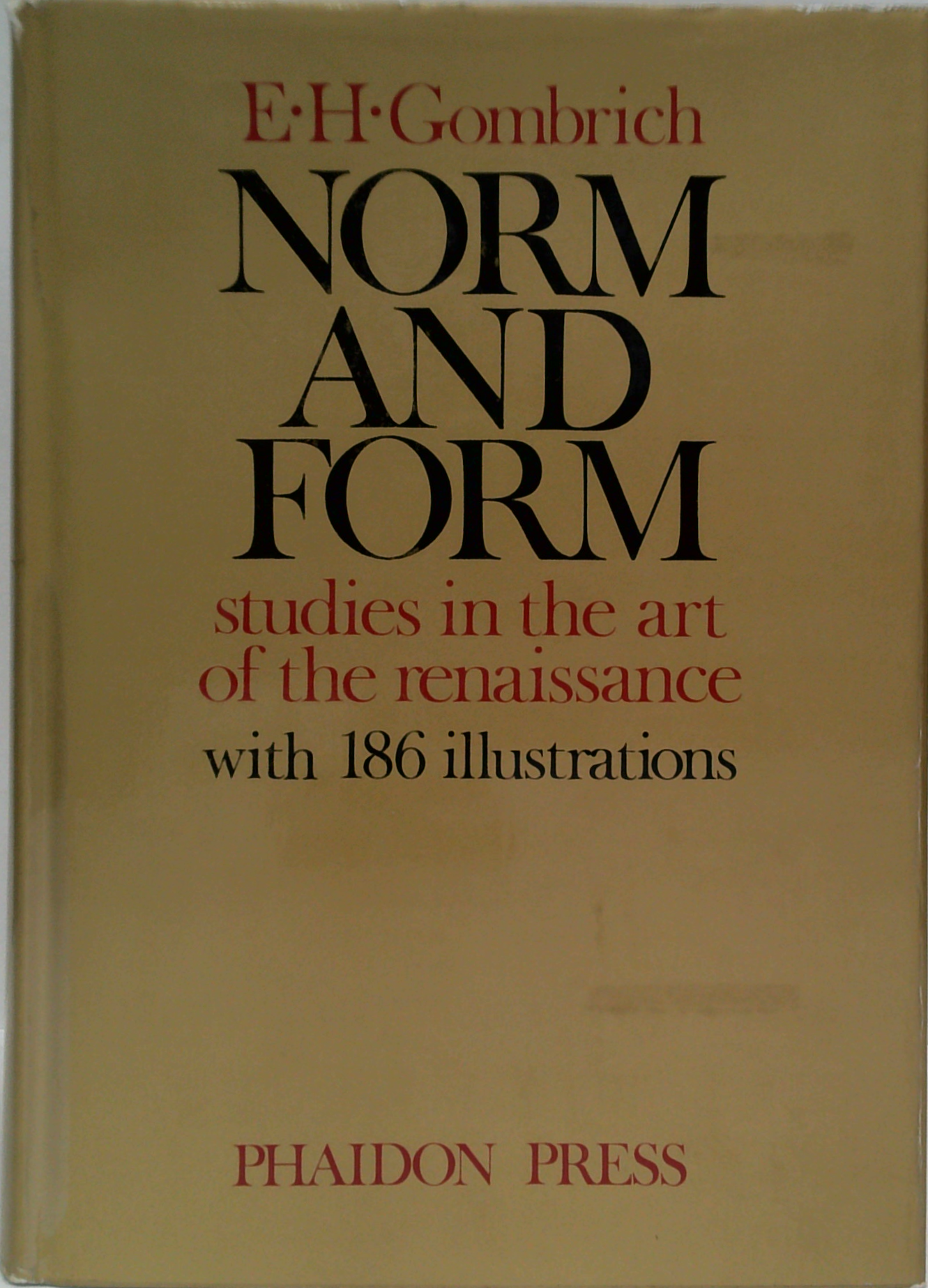 Norm And Form: Studies In The Art Of The Renaissance – Book Grocer