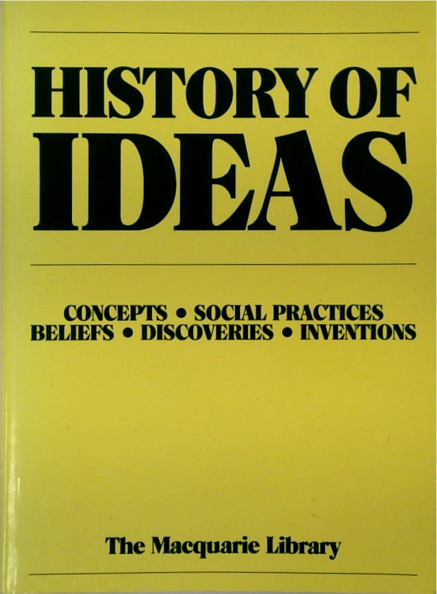 History of Ideas