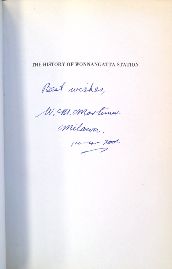 The History Of Wonnangatta Station (SIGNED)