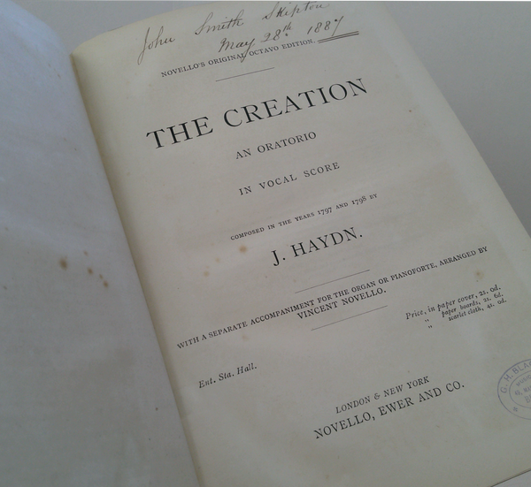Dettingen Te Deum + The Creation (Two-Volume Set)