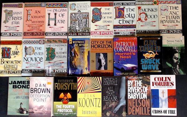 Secondhand Crime Fiction & Thriller Bargain Book Box DSH1004