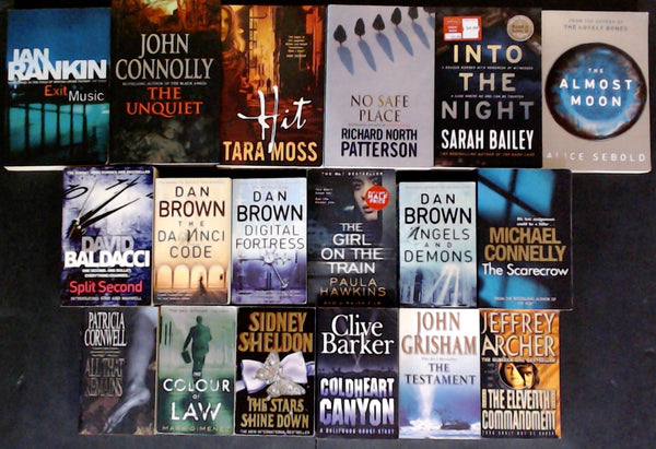 Secondhand  Crime Fiction & Thriller Bargain Book Box DSH1145