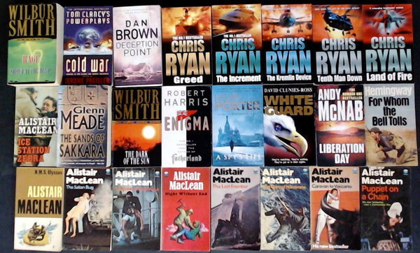 Secondhand Action & Espionage Bargain Book Box DSH1146