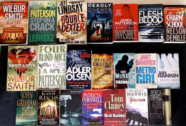 Secondhand  Crime Fiction & Thriller Bargain Book Box DSH1187