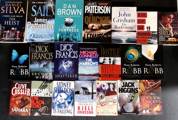 Secondhand  Crime Fiction & Thriller Bargain Book Box DSH1193
