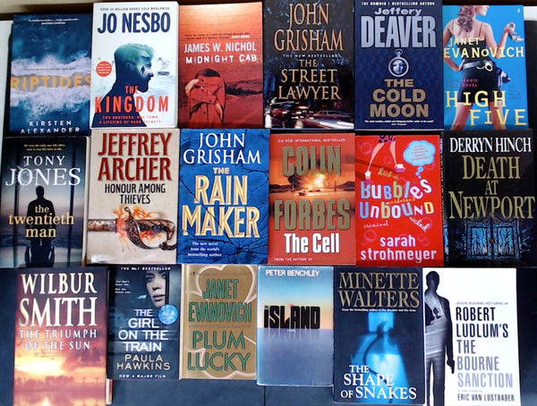 Secondhand  Crime Fiction & Thriller Bargain Book Box DSH1199