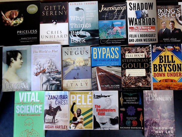 Secondhand Non-Fiction Journeys Bargain Book Box DSH1200