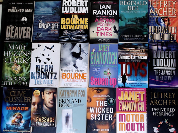 Secondhand  Crime Fiction & Thriller Bargain Book Box DSH1205