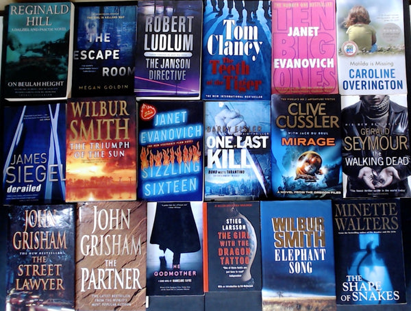 Secondhand  Crime Fiction & Thriller Bargain Book Box DSH1210