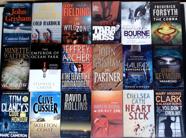 Secondhand  Crime Fiction & Thriller Bargain Book Box DSH1213