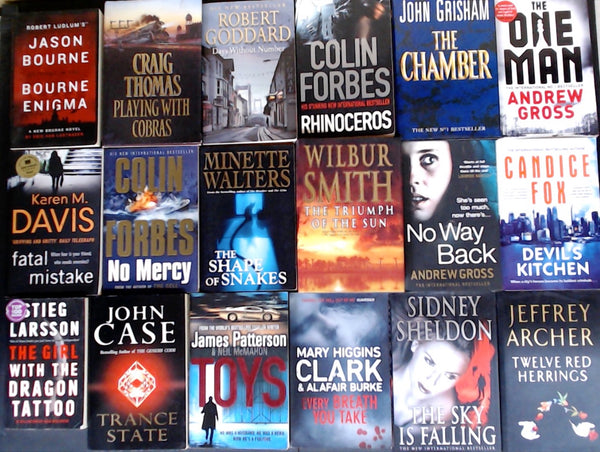 Secondhand  Crime Fiction & Thriller Bargain Book Box DSH1227
