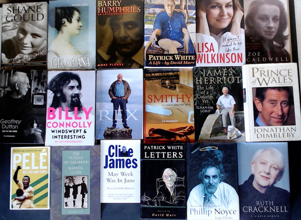 Secondhand Biography & Memoir Bargain Book Box DSH1235
