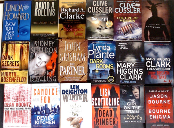 Secondhand  Crime Fiction & Thriller Bargain Book Box DSH1245