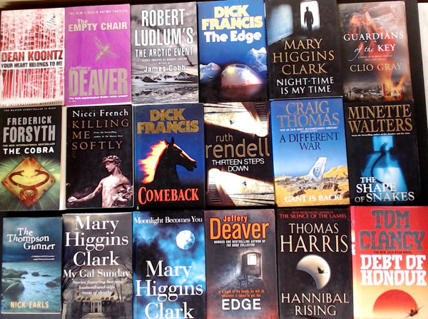 Secondhand  Crime Fiction & Thriller Bargain Book Box DSH1248