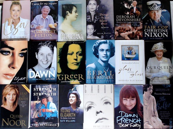 Secondhand Biography & Memoir Bargain Book Box DSH1250