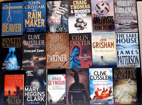 Secondhand  Crime Fiction & Thriller Bargain Book Box DSH1269