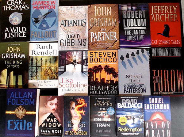Secondhand  Crime Fiction & Thriller Bargain Book Box DSH1270